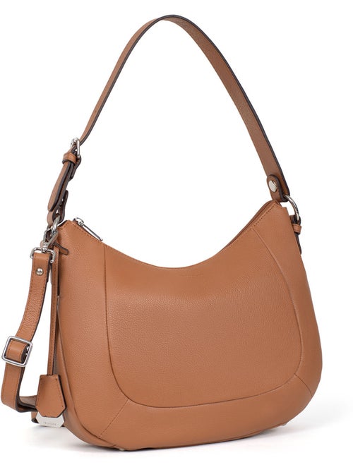 Besace  cuir confort hexagona - Kiabi