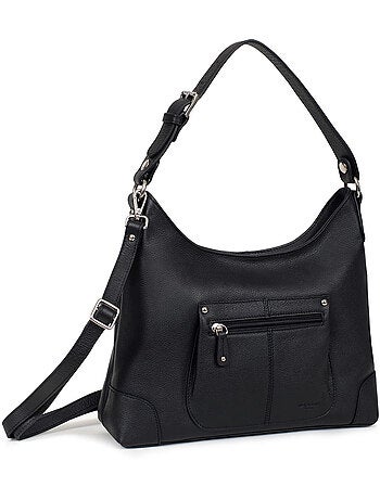 Besace cuir confort hexagona