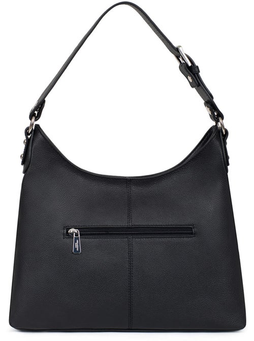 Besace  cuir confort hexagona - Kiabi