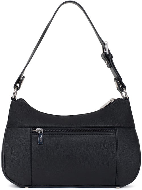 Besace  cuir confort hexagona - Kiabi