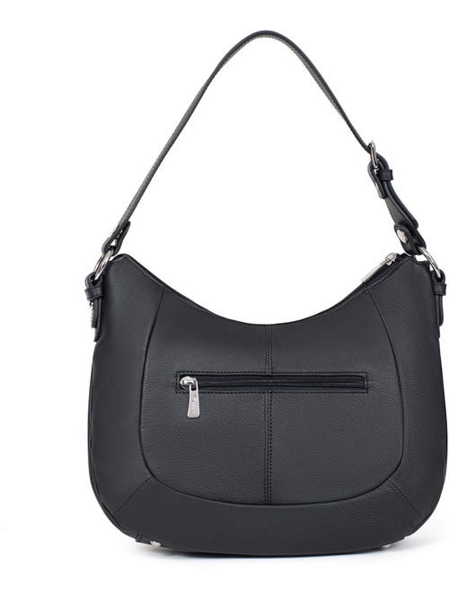 Besace  cuir confort hexagona - Kiabi