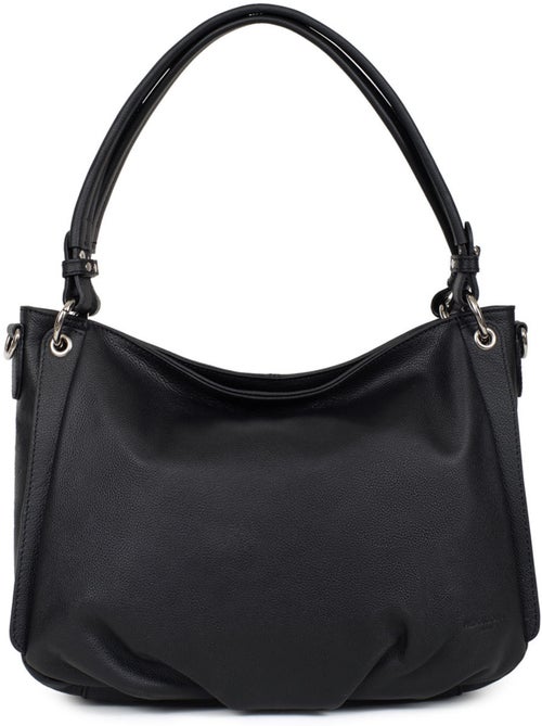 Besace  cuir confort hexagona - Kiabi