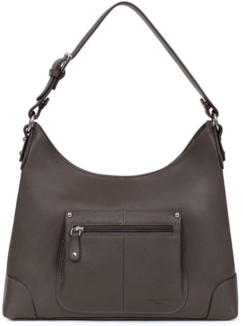 Besace  cuir confort hexagona - Kiabi