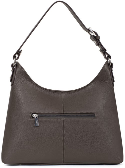 Besace  cuir confort hexagona - Kiabi
