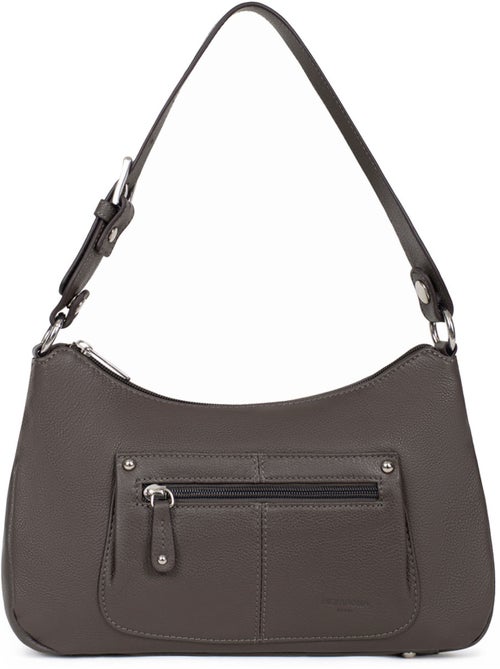 Besace  cuir confort hexagona - Kiabi