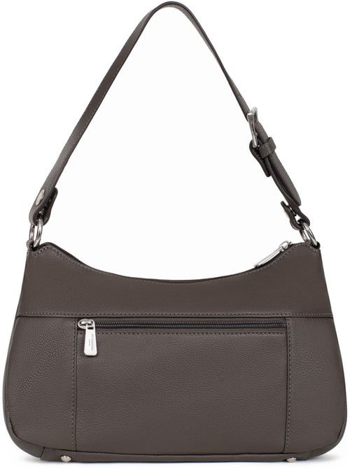 Besace  cuir confort hexagona - Kiabi
