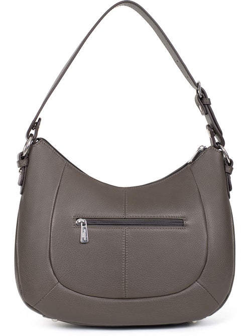 Besace  cuir confort hexagona - Kiabi