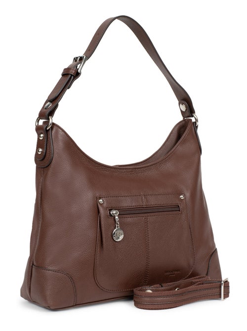Besace  Cuir CONFORT - Kiabi
