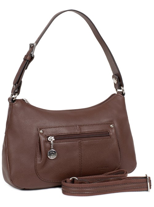 Besace  Cuir CONFORT - Kiabi
