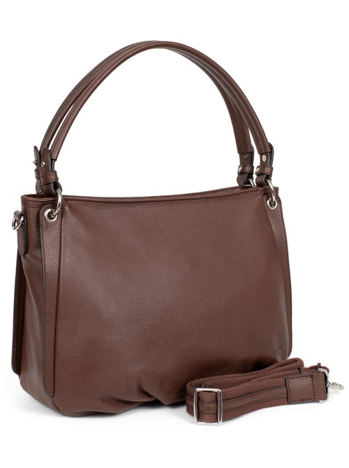 Besace  Cuir CONFORT - Kiabi