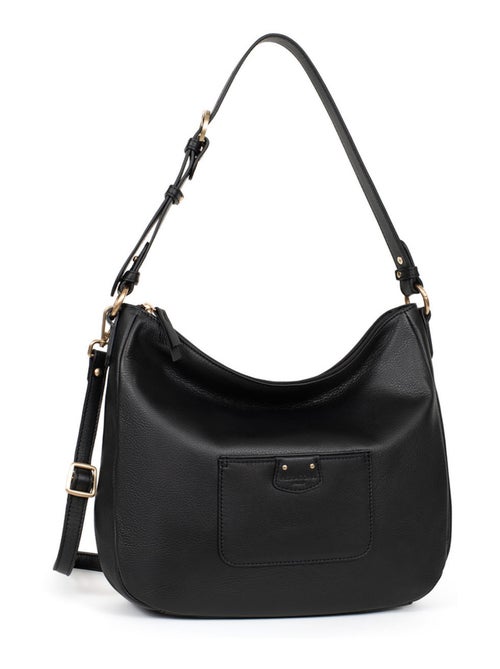 Besace  Cuir PRALINE - Kiabi