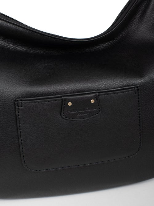 Besace  Cuir PRALINE - Kiabi