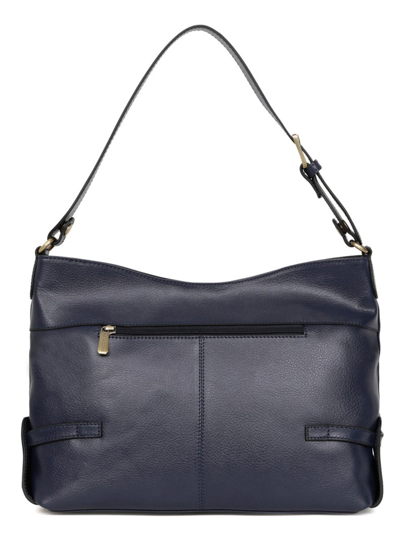 Besace  Cuir RÉPUBLIQUE Bleu marine - Kiabi