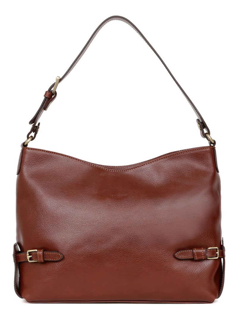 Besace  Cuir RÉPUBLIQUE Marron - Kiabi