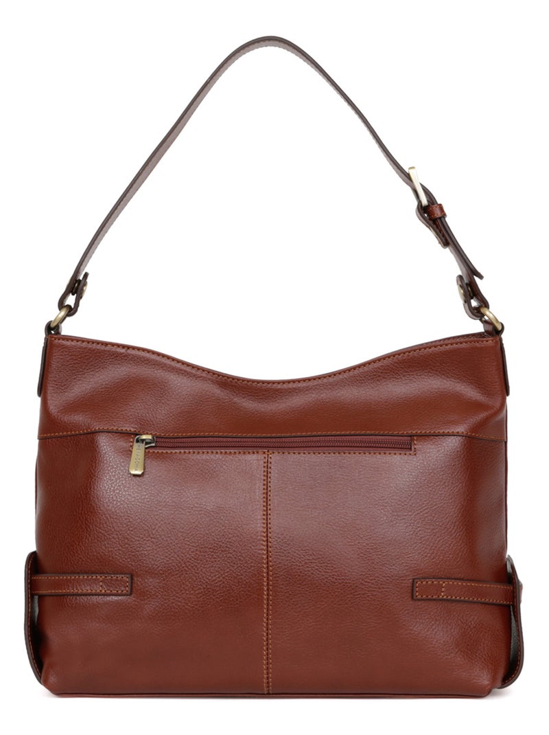 Besace  Cuir RÉPUBLIQUE Marron - Kiabi