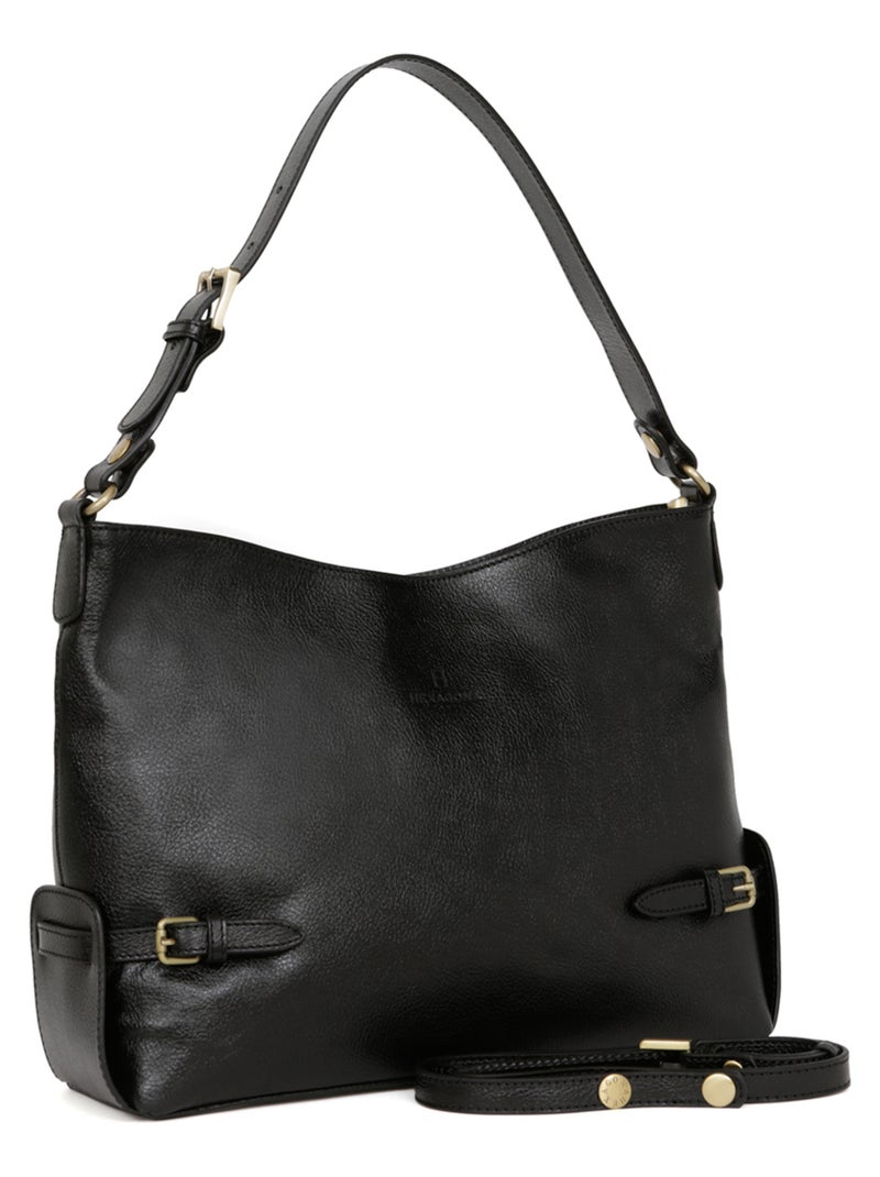 Besace  Cuir RÉPUBLIQUE Noir - Kiabi
