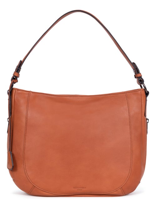 Besace  Cuir SAUVAGE - Kiabi