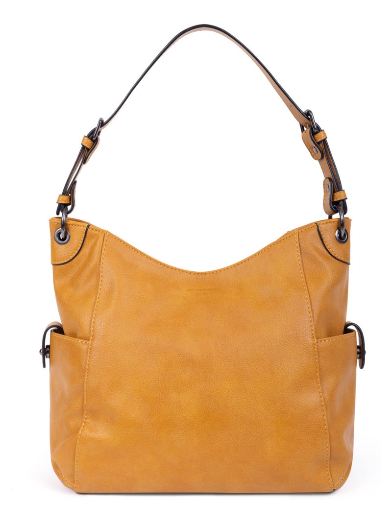 Besace GRACIEUSE Jaune moutarde - Kiabi
