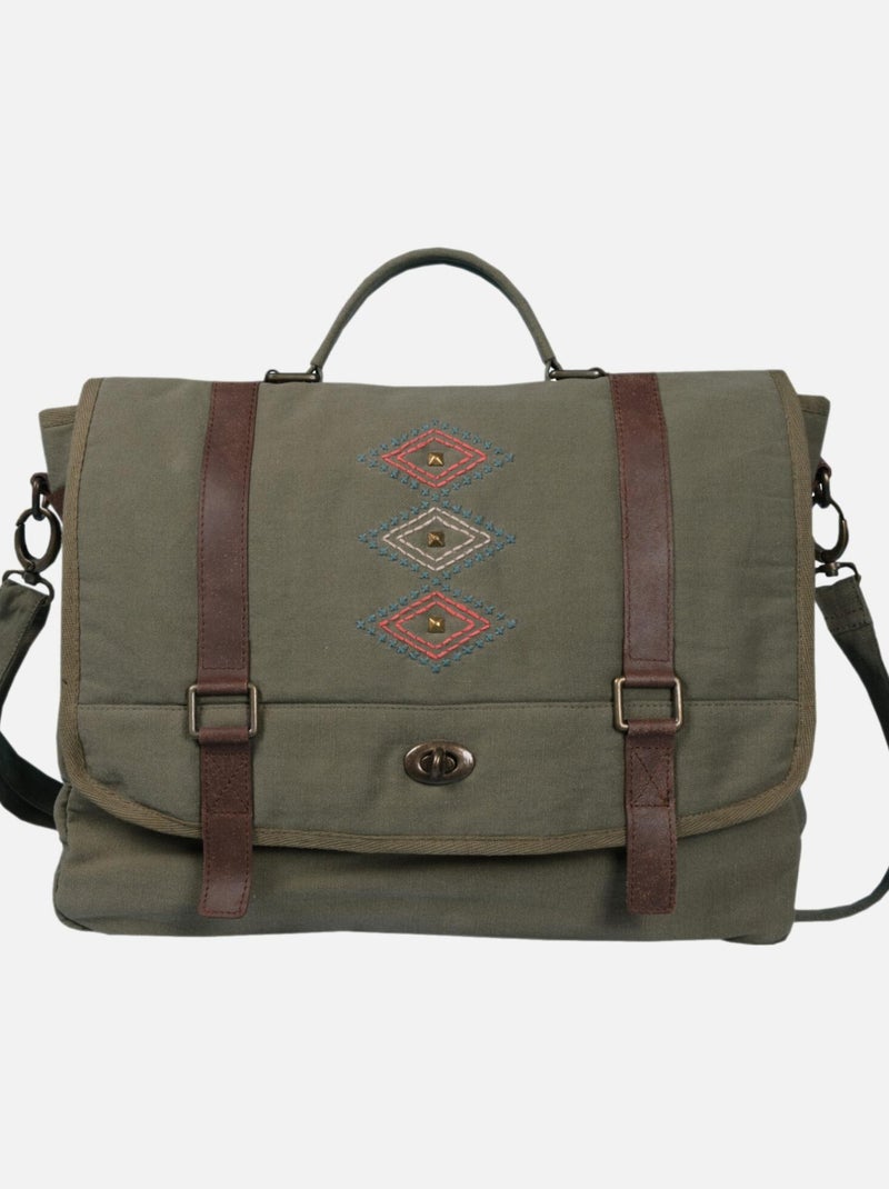 BESACE GREENPACK ETHNIC Kaki - Kiabi