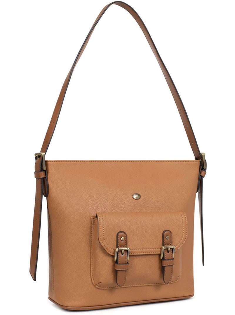 Besace RONDA Marron clair - Kiabi