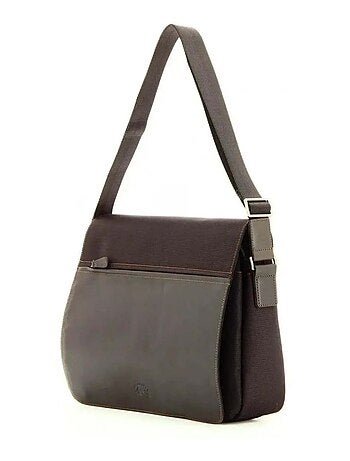 Besace Toile/Cuir Porto Francinel