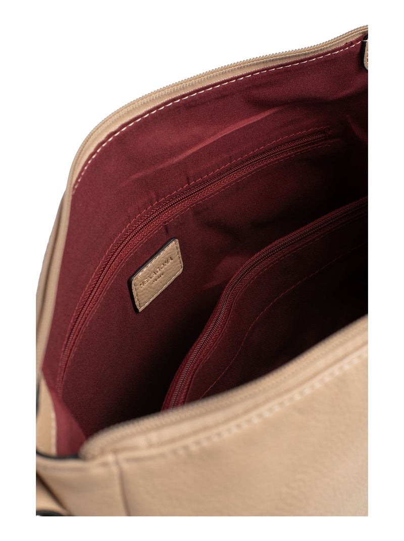 Besace TOSCANE Beige sable - Kiabi