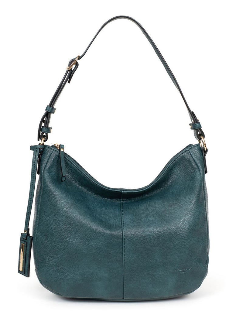 Besace TOSCANE Bleu pétrole - Kiabi