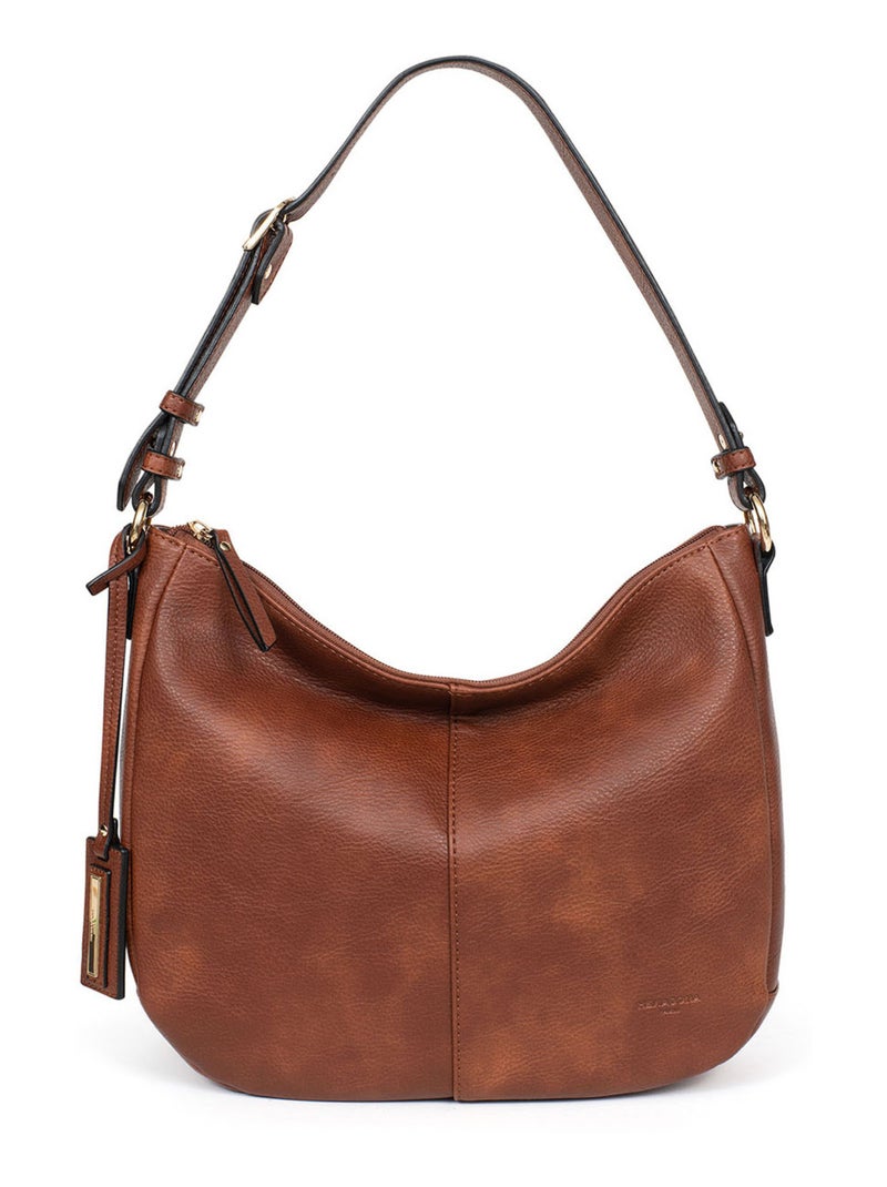Besace TOSCANE Marron foncé - Kiabi