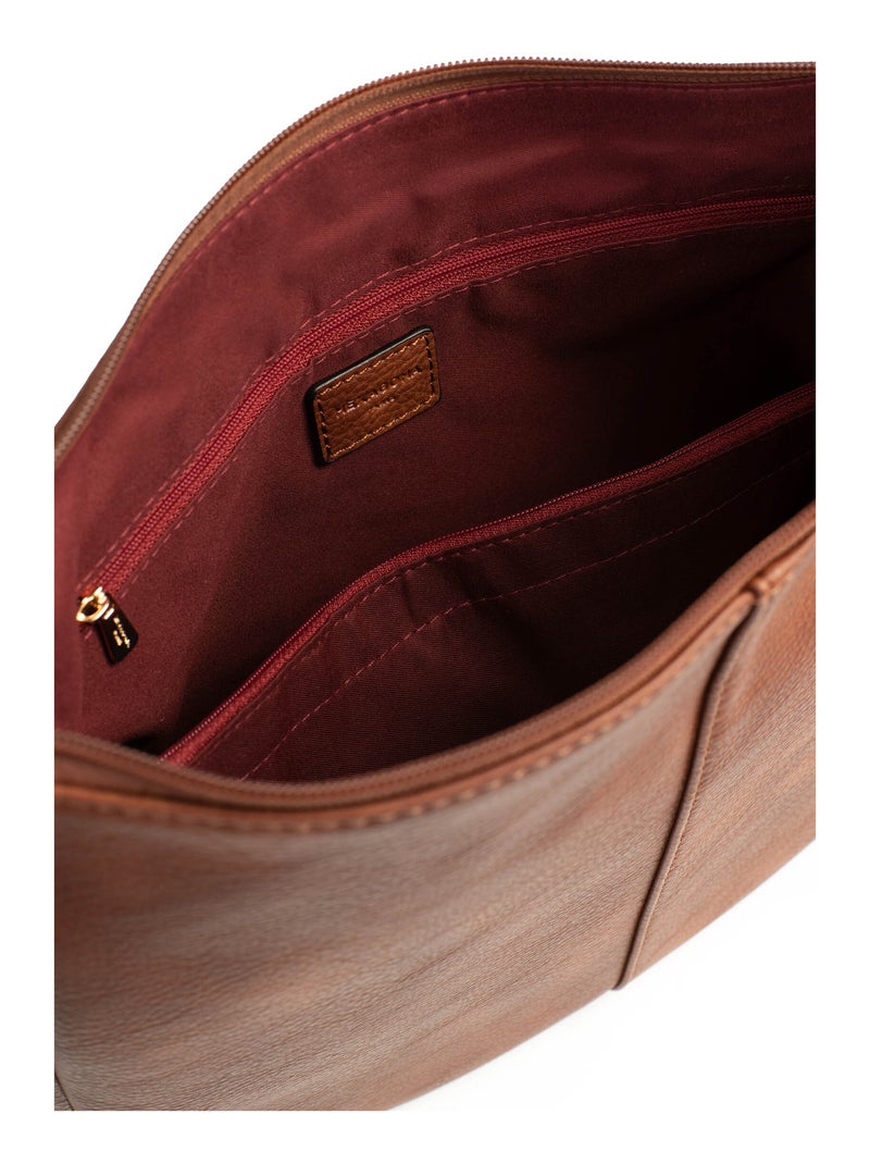 Besace TOSCANE Marron foncé - Kiabi