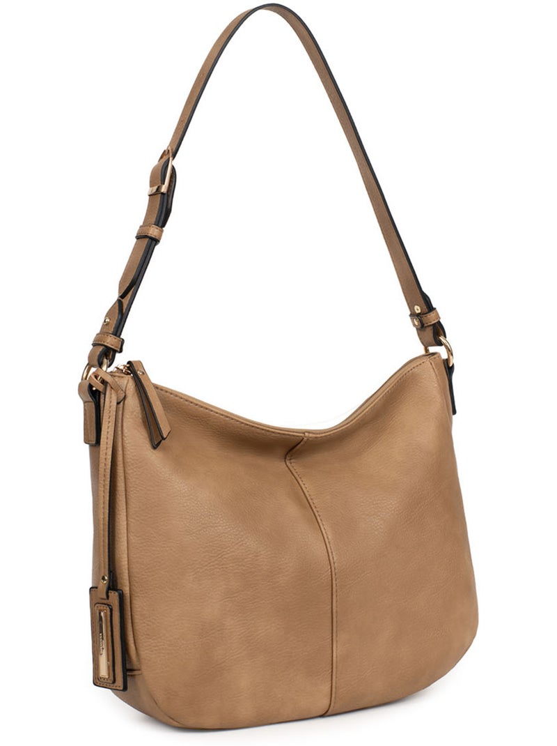 Besace TOSCANE Marron havane - Kiabi