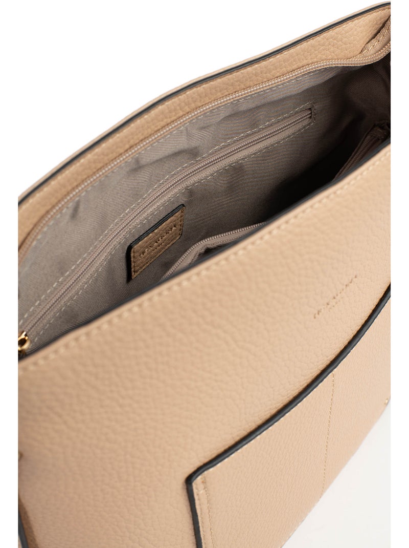Besace zora hexagona Beige sable - Kiabi