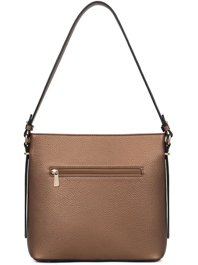 Besace zora hexagona Bronze - Kiabi
