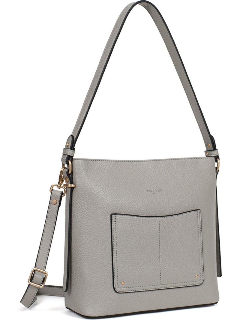 Besace zora hexagona Gris clair - Kiabi