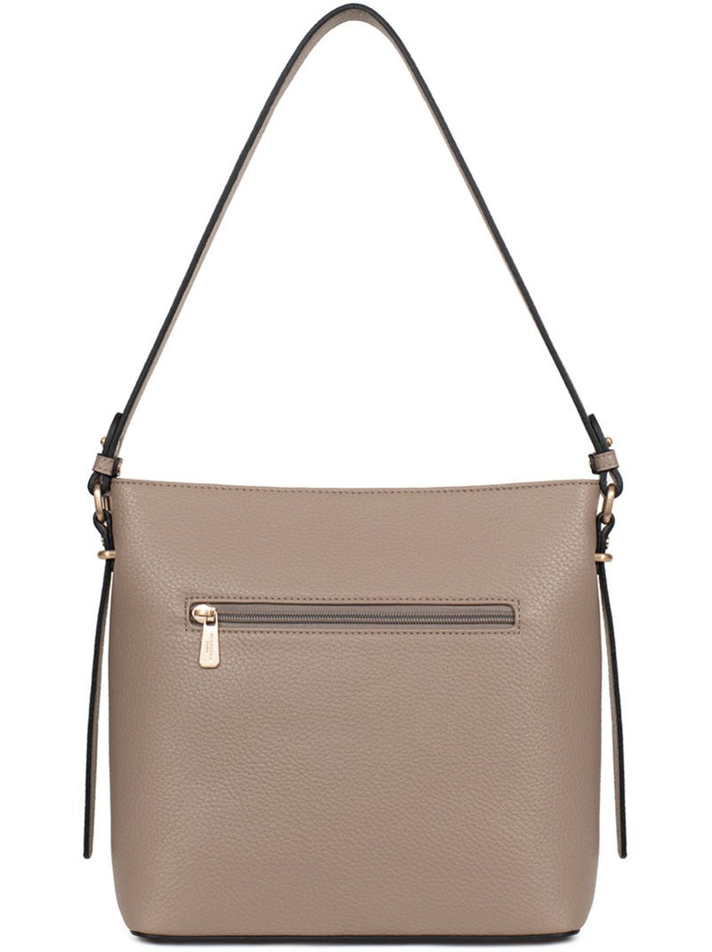 Besace zora hexagona Taupe - Kiabi