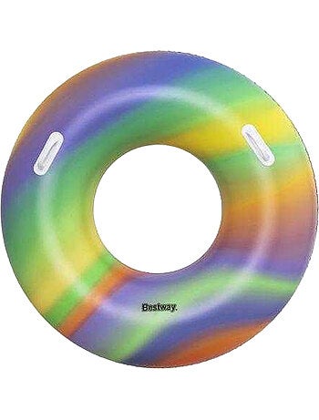 Bestway - Anneau gonflable natation motif/style arc-en-ciel