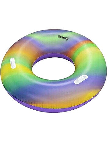 Bestway - Anneau gonflable natation motif/style arc-en-ciel