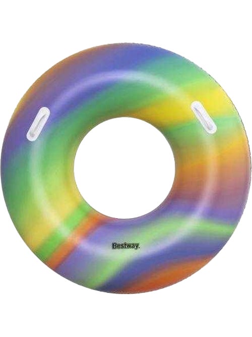 Bestway - Anneau gonflable natation motif/style arc-en-ciel - Kiabi