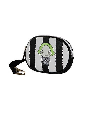 Bételgeuse / Beetlejuice Stripes Porte-monnaie Pill, Blanc