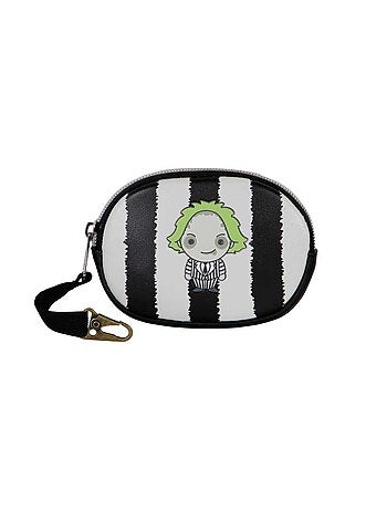 Bételgeuse / Beetlejuice Stripes Porte-monnaie Pill, Blanc