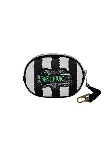 Bételgeuse / Beetlejuice Stripes Porte-monnaie Pill, Blanc