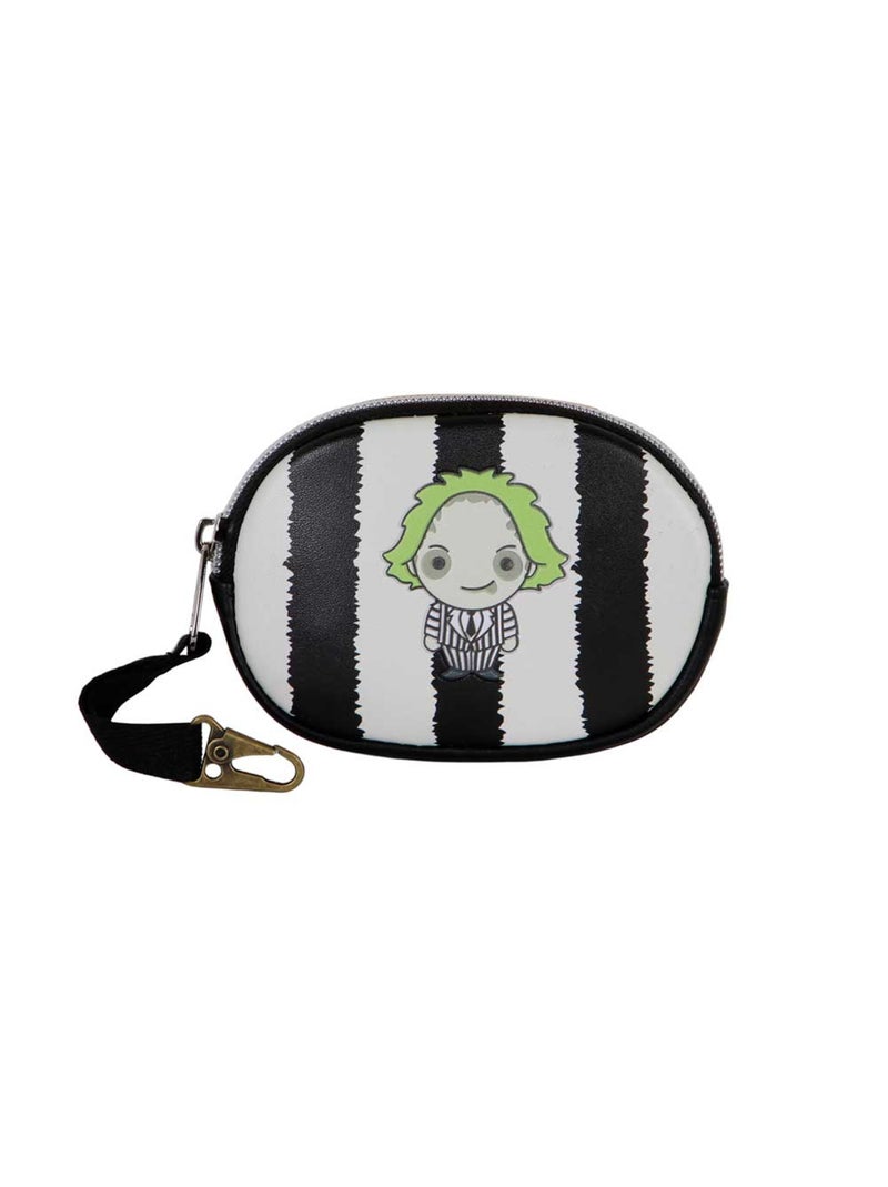 Bételgeuse / Beetlejuice Stripes Porte-monnaie Pill, Blanc Blanc - Kiabi