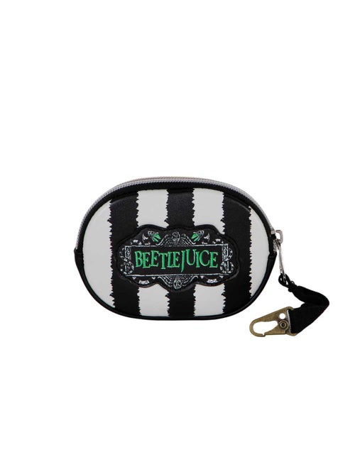 Bételgeuse / Beetlejuice Stripes Porte-monnaie Pill, Blanc - Kiabi