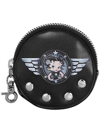 Betty Boop Motor Love Porte-monnaie Cookie, Noir