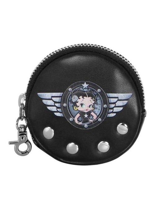 Betty Boop Motor Love Porte-monnaie Cookie, Noir - Kiabi