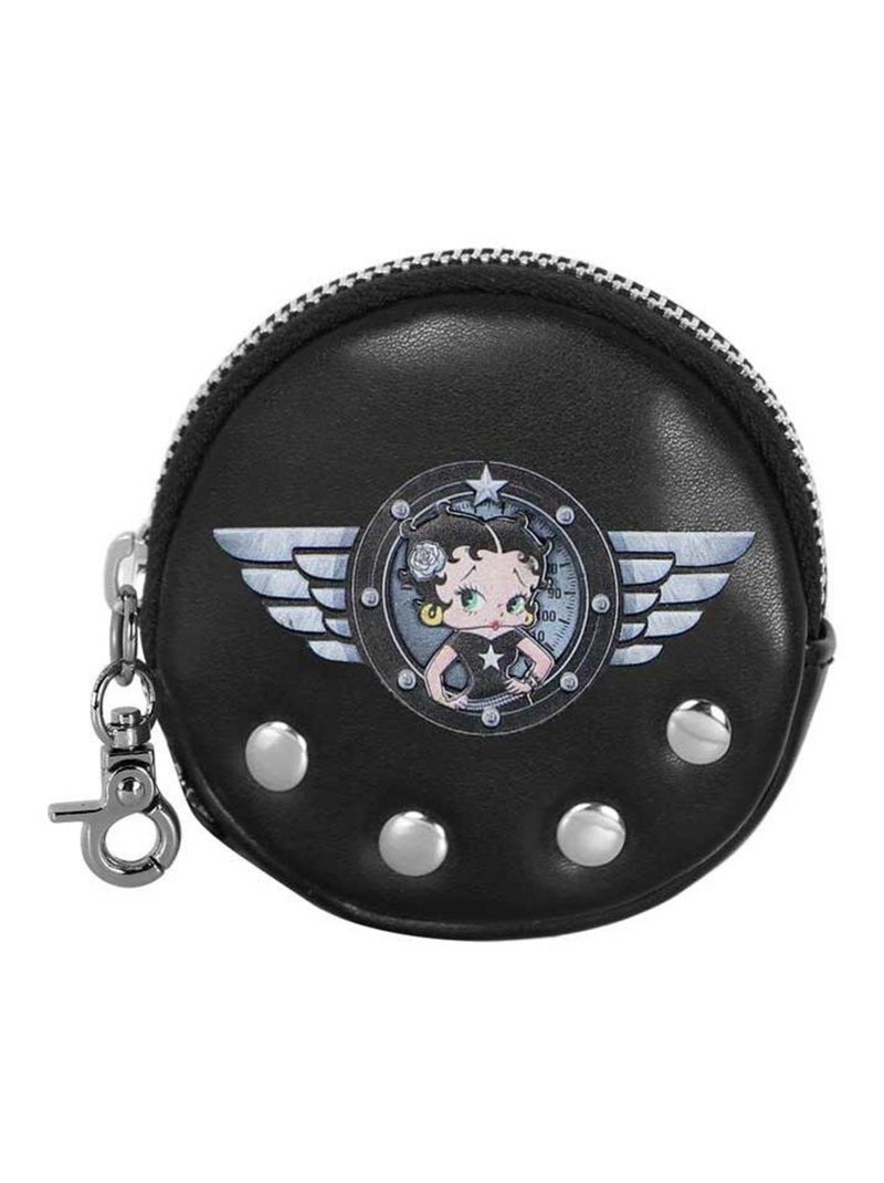 Betty Boop Motor Love Porte-monnaie Cookie, Noir Noir - Kiabi
