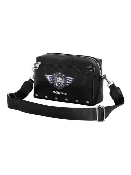 Betty Boop Motor Love Sac à Bandoulière Fashion, Noir - Kiabi Betty Boop Motor Love Sac à Bandoulière Fashion, Noir - Kiabi
