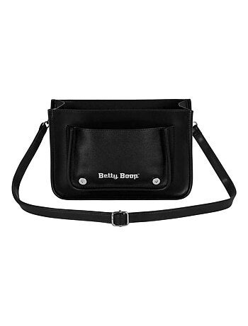 Betty Boop Motor Love Sac à Bandoulière-Sac à dos Satchel, Noir