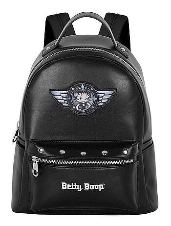 Betty Boop Motor Love Sac à dos Heady, Noir