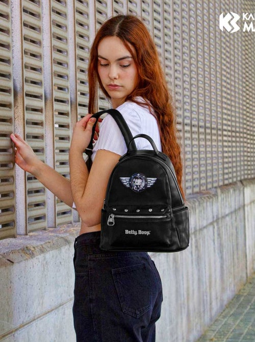 Betty Boop Motor Love Sac à dos Heady, Noir - Kiabi