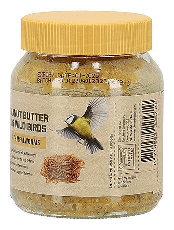 Beurre de cacahuète pour oiseaux